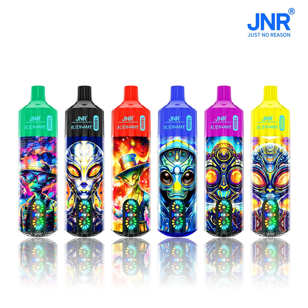JNR Alien max 18000 puffs disposable vape.