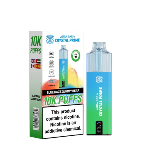 Crystal Prime 10000 Puffs Disposable Vape-Long-lasting Leak-resistant Bart Vapes Crystal Prime 10000 Puffs Disposable Vape-Long-lasting Leak-resistant Bart Vapes