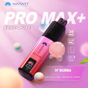 Hayati crystal  Pro Max+ 6000 Puffs Vape Kit