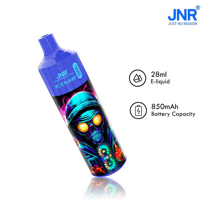 JNR Alien max 18000 puffs disposable vape.