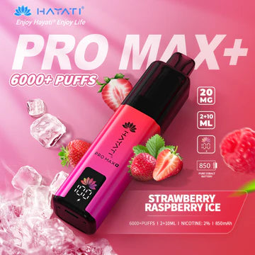 Hayati crystal  Pro Max+ 6000 Puffs Vape Kit