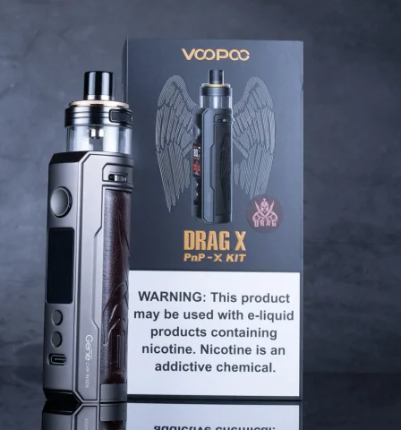 Voopoo drag x pnp-x pod kit UK, having Knight Grey Colour.