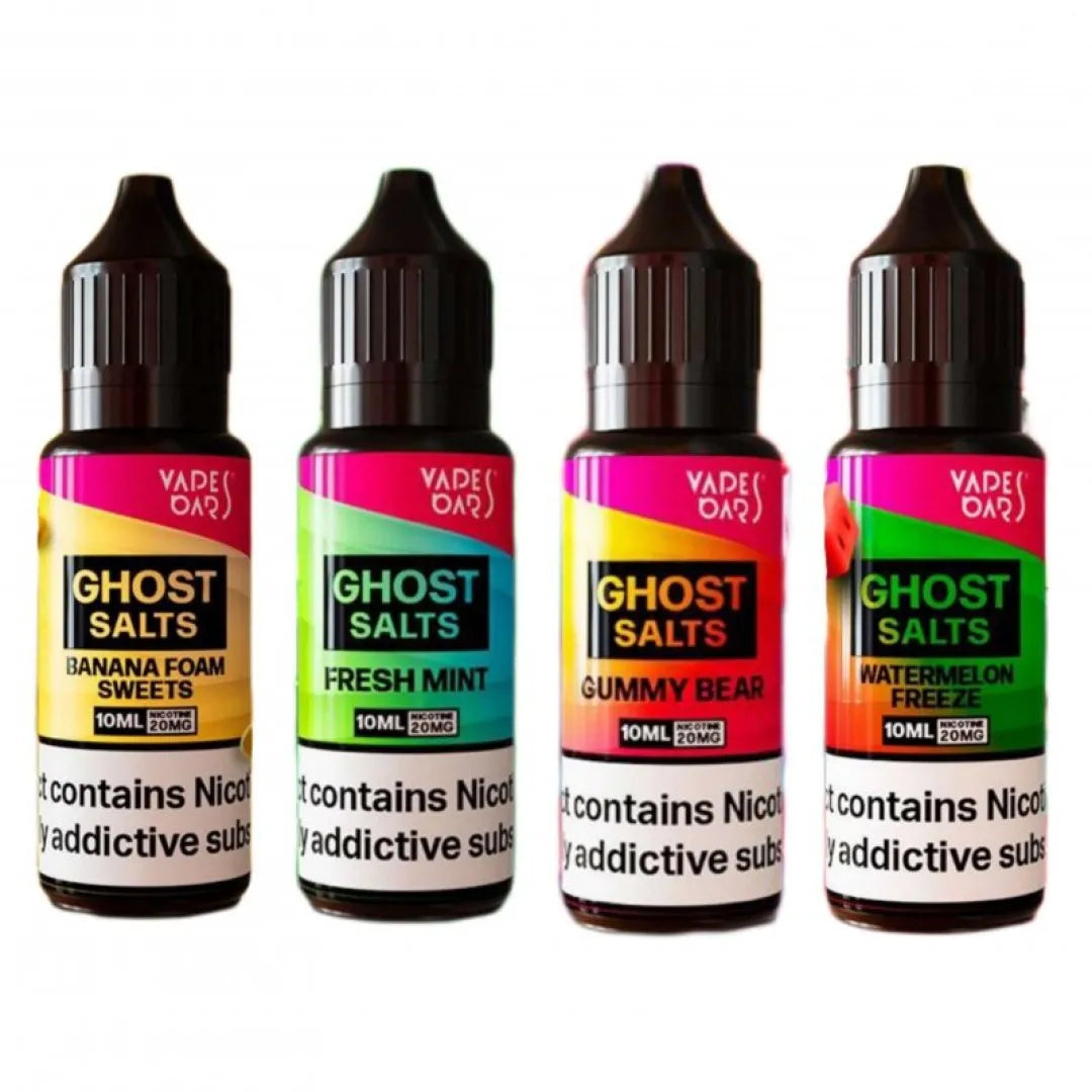 Box of 10 Ghost Salts 10ml Nic Salts