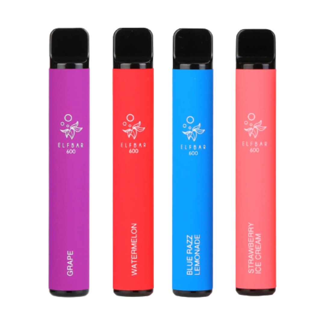 Elf Bar 600 Disposable Vape Pod Box of 10 Bart Vapes Elf Bar 600 Disposable Vape Pod Box of 10 Bart Vapes