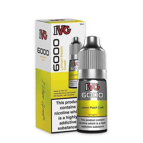 IVG 6000 Nic Salt 10ml Bottle Box of 10 Bart Vapes IVG 6000 Nic Salt 10ml Bottle Box of 10 Bart Vapes
