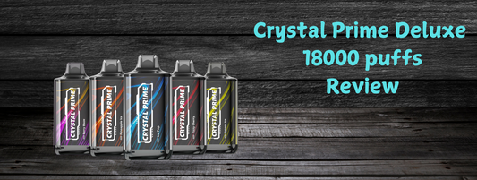 Crystal Prime Deluxe 18000 Puffs: The Ultimate Travel Companion for Vapers