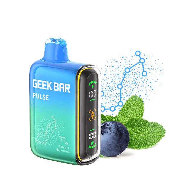 geek bar pulse uk, Blue mint flavor 15000 puffs