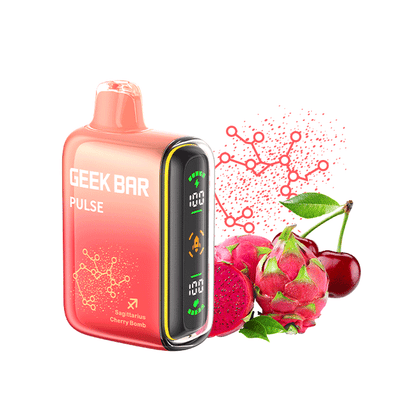 geek bar pulse uk, Cherry bomb flavor 15000 puffs