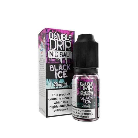 Black Ice Nic Salt by Double Drip. - 10ml
