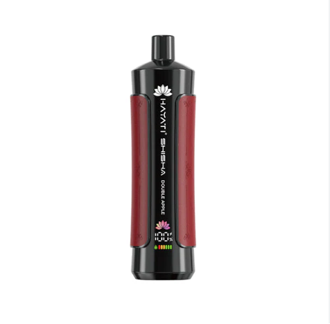 Hayati Pro Max Shisha 15000 Puffs Disposable Vape UK, with Voilate colour and having Double Apple flavour.