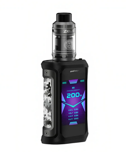 Geekvape Aegis Zeus X Tank Vape Kit UK. With Gunmetal CamoColour.