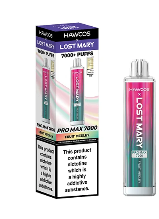 HAWCOS x Lost Mary Pro Max 7000 Disposable VapeBox of 10 | 7000 Puffs Bart Vapes HAWCOS x Lost Mary Pro Max 7000 Disposable VapeBox of 10 | 7000 Puffs Bart Vapes