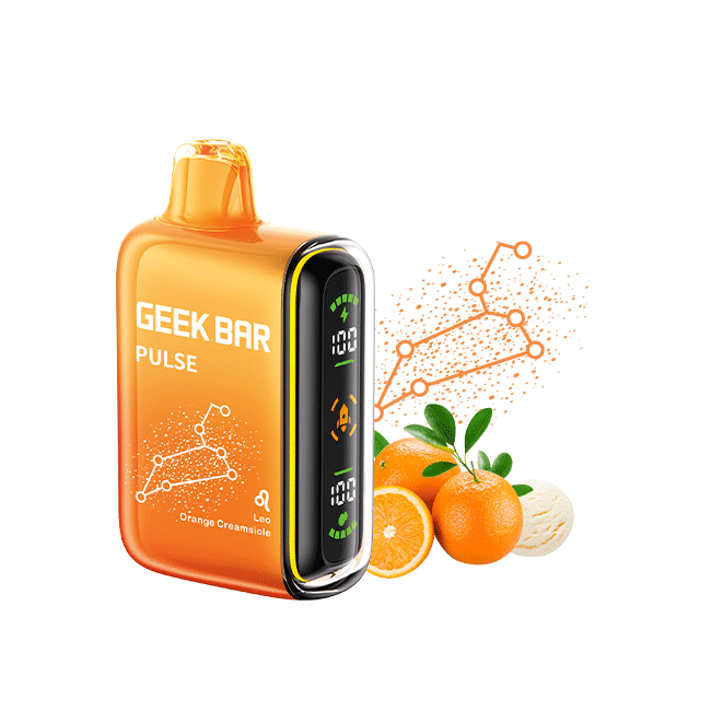 geek bar pulse uk, Orange creamsiole  flavor 15000 puffs