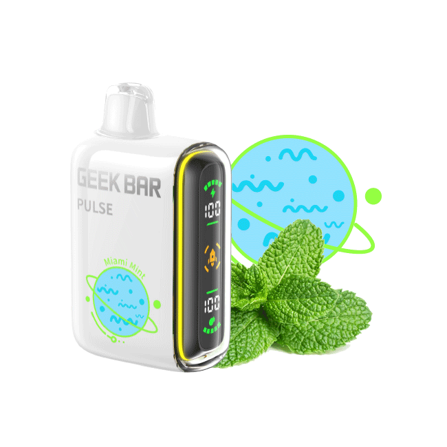 geek bar pulse uk, Miami mint flavor 15000 puffs