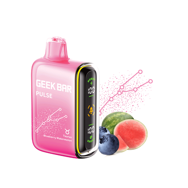 geek bar pulse uk, Blueberry watermelon flavor 15000 puffs