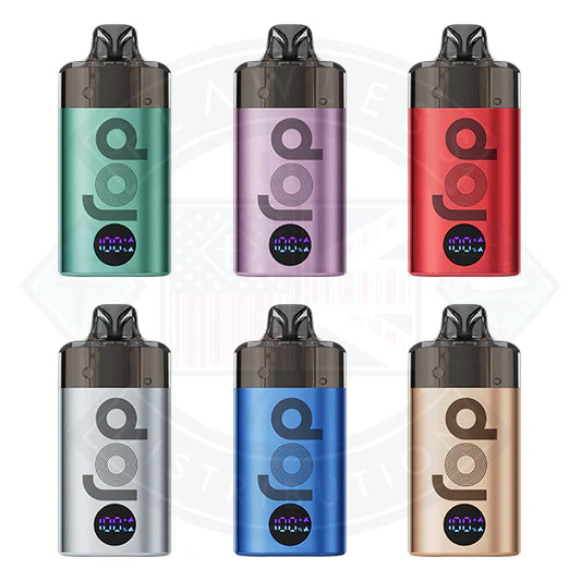 Vaporesso Dojo Blast 6000 puffs disposable vape UK , with six colours Green, Purple, Red, Silver, Blue & Chocolate.