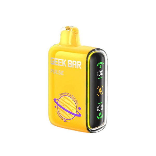 geek bar pulse uk, Strawberry Banana flavor 15000 puffs