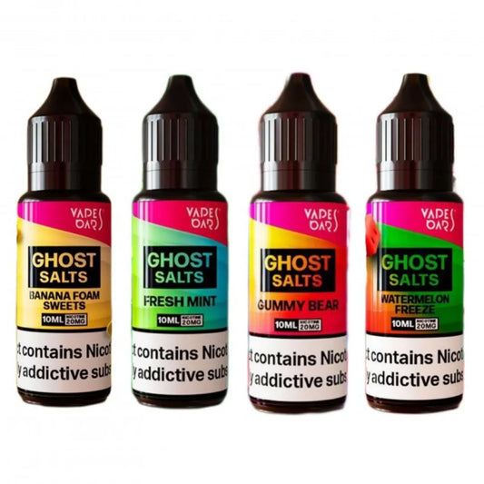 Ghost Salts 10ml Nic Salts | 30+Flavours | Top Seller