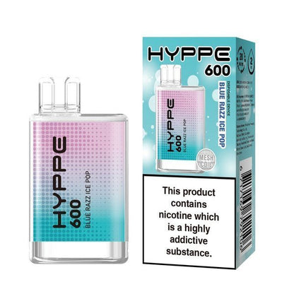Hyppe 600 Crystal Disposable Vape Puff Pod - Box of 10