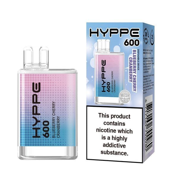 Hyppe 600 Crystal Disposable Vape Puff Pod - Box of 10