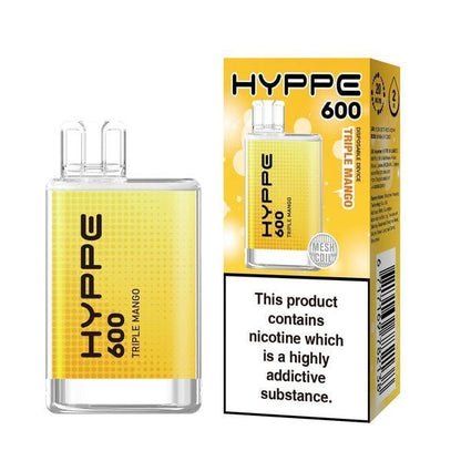 Hyppe 600 Crystal Disposable Vape Puff Pod - Box of 10