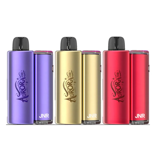 Box of 5 JNR Aurora 30K Puffs Prefilled Pod Kit