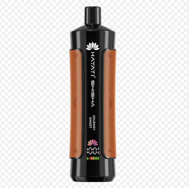 Hayati Pro Max Shisha 15000 Puffs Disposable Vape UK, with Orange colour and having Journey Sweet  flavour.