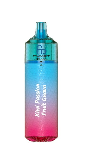 Fumot T9000 Disposable Vape Pod UK, Having Kiwi Passion Fruit Guava Flavour.